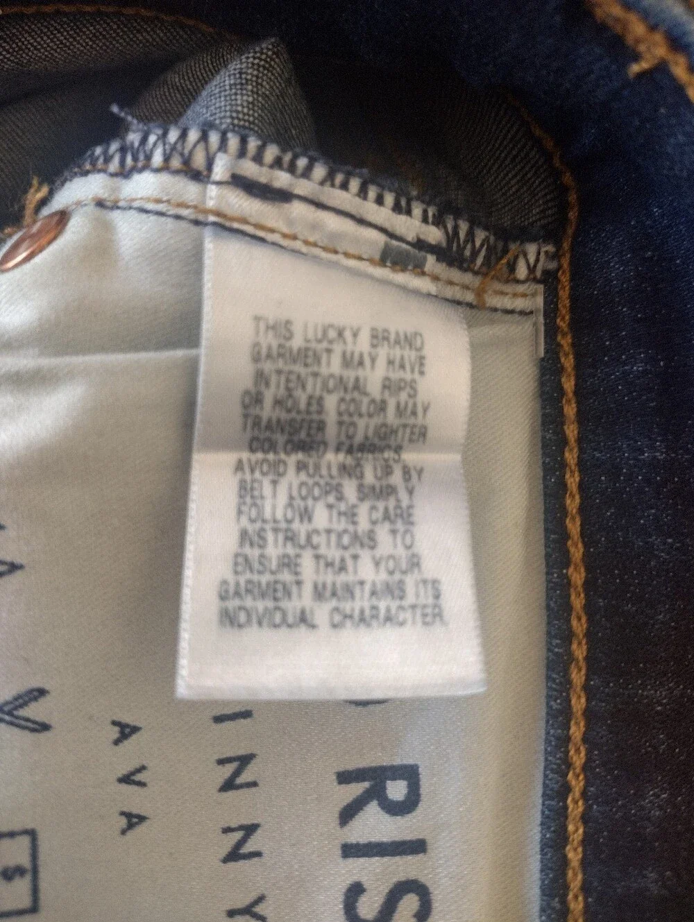 Women's Size 00 Lucky Brand Ava Mid Rise Skinny Jeans 24/27